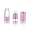 15/30/50ml Vuoto Bling Glitter Rosa Airless Crema per Lozione Pompa Spray Dispenser per flaconi cosmetici Contenitori riutilizzabili da viaggio