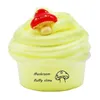 60 ml/35G masło owocowe Slime Puszysty klej Uroki dodatki gliniane dostarczenia plastikowych zestawów szlamu czekoladowe zabawki