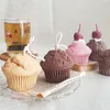 DIY Scented Candle Mold Dessert Macaron Muffin Cup Cake Silicone 3d for Making Fondant s 220721