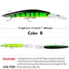 Yeni K1633 15.5cm 14.5g balıkçılık cazibesi kiti minnow lures krank yem balıkçılık mücadele bas alabalık tuzlu su/tatlı su 6pcs/kit