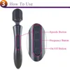 NXY Vibrators Vibradores de Varita Mgica Enorme Para Mujer Con Carga USB AV Piction Gran Masajeador Punto G Femenino Arumentulador Cltoris 0408