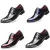 HBP Creative Hommes Chaussures Habillées Pointues Britanniques Formelles Uniques Chaussures PU Taille 38-45 220729