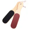 Dwustronne owalne drewniane plik do szlifowania stopy szlifierki na desce przeciw niewielkie skórne mawiusy paznokieżne narzędzie pumice drewno rączka pedicure manicure