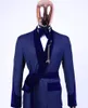 Abiti da uomo Blazer Blu reale Abito da uomo Su misura 1 pezzo Su misura con cintura Blazer Cappotto Velluto Abiti da lavoro Formale Matrimonio Sposo Affari