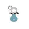 Cute Small DIY Craft Charms For Kids Enamel Baby Pacifier Shape Pendant Charm For Bracelet /Necklace Making Jewelry