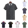 Mens Designer Polos Shirts For Man High Street Italy Embroidery Garter Snakes Little Bees Printing Brands Clothes Cottom Clothing Tees