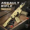 The SCAR Rifle Gun Model Building Blocks 14015 Motorized Shooting Assemble Gun Kids Toys Gifts