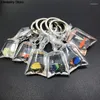 Keychains 1pc Resin Goldfish Shape Keychain Fish Water Bag Charms Pendants Miri22