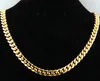 15 mm guld sexsidig slipning halsband mäns kedjor grov hiphop 51 cm