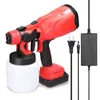 Professional Spray Guns Cordless Paint Sprayer Brushless Detachable High Pressure Electric Portable Spraying Machine With 800ml Canister