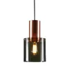 Pendant Lamps Personality E14 Led Single Head Modern Smoke Gray Glass Kitchen Bedroom Bedside Study Restaurant Hanging LightPendant