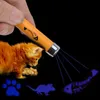 Giocattoli per gatti Giocattolo creativo con luce a LED per animali domestici divertenti per gatti interattivi con penna puntatore con ombra luminosa del mouse di animazione
