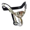 Male Stainless Steel Panties Chastity Devices Adjustable Waist T-Shaped Underwear Bondage Belt Penis Cage