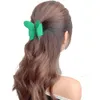 7.5cmバタフライヘアカニ夏甘いポニーテールヘアピンバンドヘアクリップクロー女の子のための女性ファッションアクセサリー