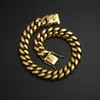 Kettingen 22mm Breed Grote Zware Goud Kleur 316L Rvs Cubaanse Miami Link Kettingen Voor Mannen Hip Hop rock JewelryChains