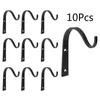 Hooks & Rails 10Pcs Creative Crochet Iron Hanger Wall For Hanging Lantern Planter Coat Rustic Home DecorHooks