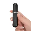 Black 5ml Mini Round Head Perfume Spray Spray Sub-Bottle 5pcs