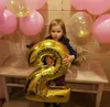 32 인치 큰 호일 풍선 번호 풍선 인물 생일 축하 해요 장식 아이 Baloon 생일 공기 Globos GC851