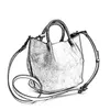 Evening Bags Retro Literary Soft Cowhide Female Bag Handbag Vegetable Tanned Leather Simple One-shoulder Crossbody Bucket BagEvening