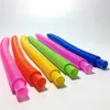 BJQ043 children adults plastic fun fiet pop tube toys bpa free sensory pipe tools75OK