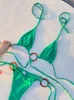 Zrtak Bikinis Sexy String 조정 수영복 여성 목욕복 삼각형 컵 비키니 세트 끈 고삐 마이크로 수영복 붕대 220509