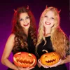 Andere evenementenfeestjes Pair Halloween Devil Horns Anime Hair Clip Cosplay Accessorise Unisex Lovely Headwar Stage Show Dressother