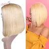 13x5x2 Transparent Lace Straight T Part HD Lace Human Hair With Baby Hair Arabella Virgin Hair 4x4 Blonde Lace Bob 0618