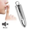 5 cm sexy Halskette Bullet Vibratoren für Frauen Klitoris Stimulator Anal Spielzeug Weibliche Masturbation Erotische Produkte Edelstahl