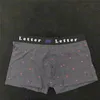 Mens underkläder underbyxor Boxer shorts mode sexiga manliga boxare andningsbar bomull man bryter högkvalitativ bokstav 557 164