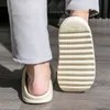 Zomer Winter Slippers Vrouwen Mannen Sandalen Toevallige Strand Schoenen Zachte Bodem Slides Dikke Platform Eva Antislip Thuis Slipper 220326