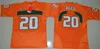 Mens Miami Hurricanes 26 Sean Taylor College Football Jersey 52 Ray Lewis 20 Ed Reed Verde Branco Laranja Vintage Jerseys Mens