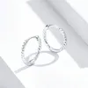 Hoop & Huggie Ghidbk Simple Vintage Minimalist Earring For Women 925 Sterling Silver Weaving Geometric Design Jewelry Gift