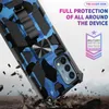 Camouflage Magnétique Invisible Béquille Armure Antichoc Cas Pour OnePlus Nord N200 N10 5G N100 1 + 9 Pro Couverture Arrière De Protection