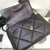 5A Top Designer Luksusowa torba damska jedno ramię Crossbody 19bag Classic Brand Modna skórzana torba tofu tofu Bag Diamond Bag