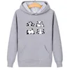 Sweats à capuche femme sweats femmes automne Anime Panda imprimé sweat décontracté Kawaii sweat à capuche Streetwear Couple surdimensionné pour hommes femmes