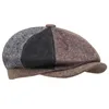 Berets mode baret retro heren dames sboy hoed truck coureur taxi hatberetten wend22