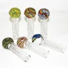 Pyrex Glycerin Glass Oil Burner Pipes High Quality Thick Smoking Hand Spoon Pipe Tobacco Dry Herb For Hookahs Bong Bubbler