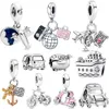 925 Sterling Zilver Dangle Charm Auto Reizen New York Vrijheidsbeeld Kralen Bead Fit Charms Armband DIY Sieraden Accessoires4018165