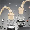 Essentiële oliën Verspreidt huisgeuren Decor tuinauto per fles hanger ornament containers voor diffuser geur lege glazen fles