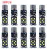 New 10PCS DC 9-28V Canbus W5W Car Light Clearance T10 2016 15SMD LED No error Bulbs trunk signal 194 White Ice Blue Red Amber Pink