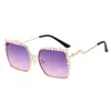 New fashion same Sunglasses elegant women's Pearl Sunglasses personalized box glasses 8983