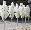 Bröllopsdekoration 5ft Tall 10 Piece / Lot Dekorativa Blommor Kransar Slik Artificial Cherry Blossom Tree Roman Column Road Leads för Party Mall Öppna rekvisita