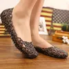 Sandals Dames 2022 Fashion Lady Girl Girl Women Casual Jelly Shoes Hollow Out Mesh Flats 23-25.5cmandals