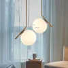 Lampy wiszące nordyckie światła LED salon Luster oświetlenie Oświetlenie Nowoczesne domowe dekoracje luminairependant