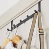 Hooks Rails Over-the-Door Hook Holder Metal Hanging Rack f￶r d￶rrh￤ngaren L￤mpliga kl￤dhanddukar Skor Hattar Capshooks