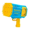 64 69 Hole Gatling Bubble Machine per bambini Bazooka automatico Bubble Gun con luce elettrica Bolle di sapone Giocattoli per bambini 1238 D3