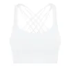 Yoga Outfit Padded Sport Bras Lady Breathable Quick Dry Cross Back Crop Tops Nake-feeling Tank With Removable Chest Pads Running BrasYoga