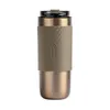 New!!! Portable Thermos Mug Water Bottle Portable Large-Capacity Coffee Cup with Straw Insulation Cups C0413