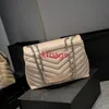 Handbag Women Bag purse Genuine Leather Y-shaped seam Purses YB50 Chain lady cross body messenger high quality Woman shoulder bags luxurys Designers handbags