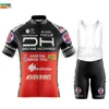 Cycling Jersey Sets Cycling Clothing Men Team Androni Giocattoli Short Sleeve Jersey Set Summer Race Road Bike Suit Bib Shorts Apparel Kit 240314